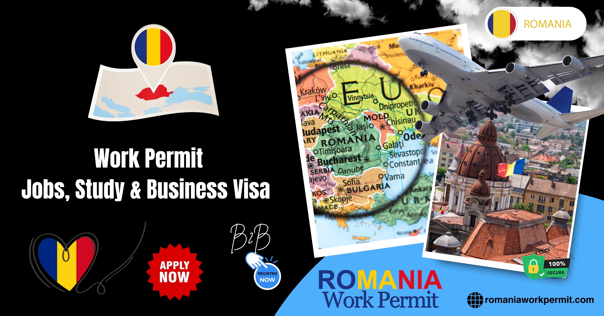 Romania Work Permit, Study, Jobs, and EU Blue Card Visa Requirements for Zambian Citizens